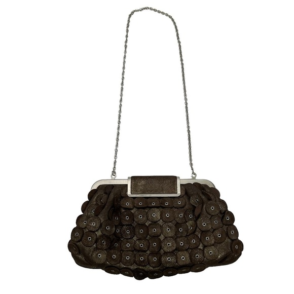 Annabel Ingall Brown Shimmer Hand Bag - Picture 3 of 14